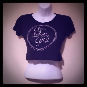 Double zero size M crop top tshirt